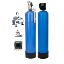Aeration equipment 1254 CLACK WS1 with oil-free compressor and pulse counter