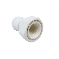 John Guest 3/8 - 1/4 Female Adaptor – NPTF Thread (PP451222W)