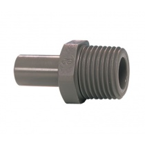 John Guest 1/2 x 3/8 bspt. Stem Adaptor (PI051603S)