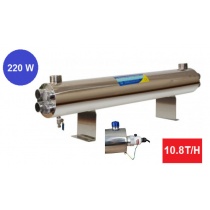 UV filter with 4 lamps LUXE STYLE 55W = 220W, 1,5'', 10.8t / h max with CONTROL BOX